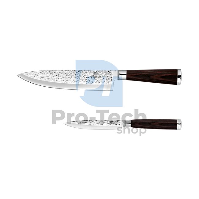 2-częściowy zestaw noży kuchennych BROWN WOOD 20654