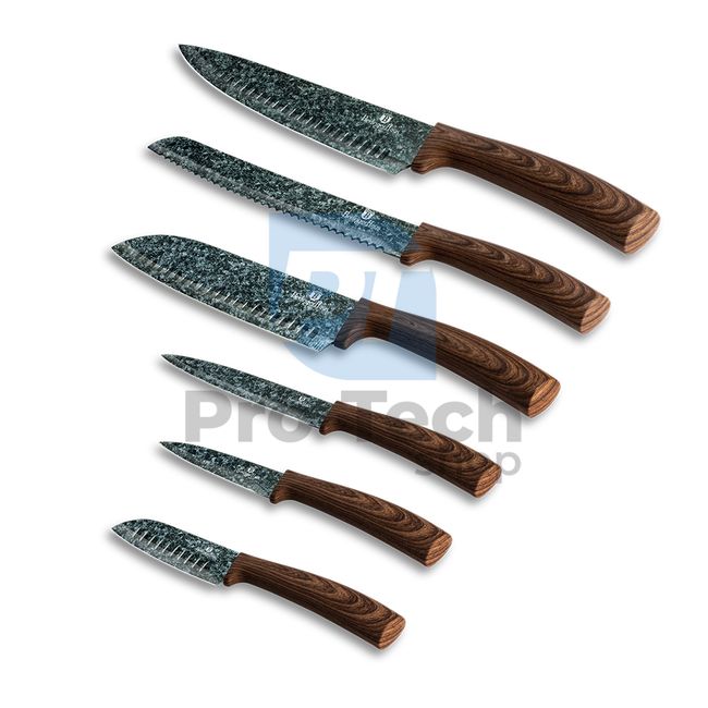 6-częściowy zestaw noży kuchennych ze stali nierdzewnej ORIGINAL WOOD 20855