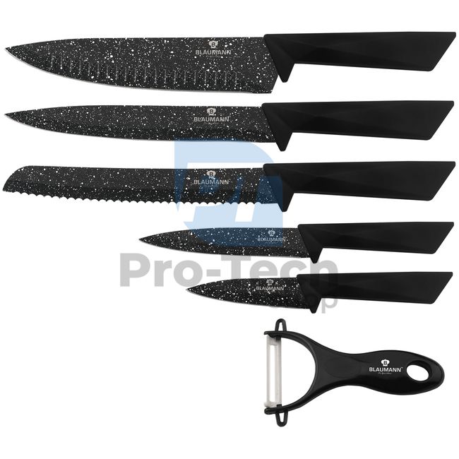 6-częściowy zestaw noży kuchennych BLACK 21154