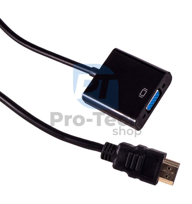 Adapter HDMI do VGA D-SUB, 0,2 m 72422