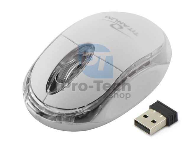 Mysz bezprzewodowa 3D USB CONDOR, biała 73427