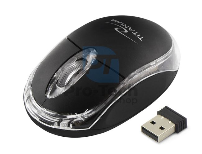 Mysz bezprzewodowa 3D USB CONDOR, czarna 73425