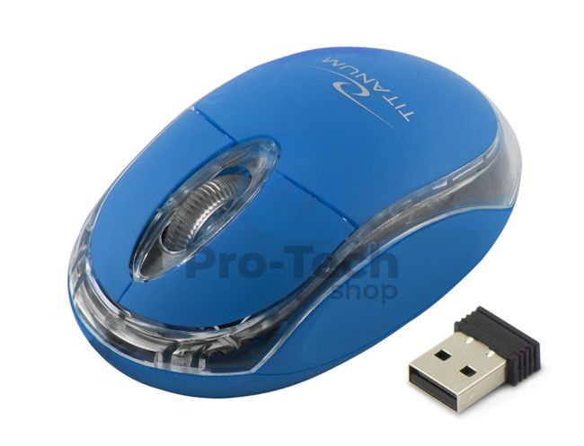 Mysz bezprzewodowa 3D USB CONDOR, niebieska 73423