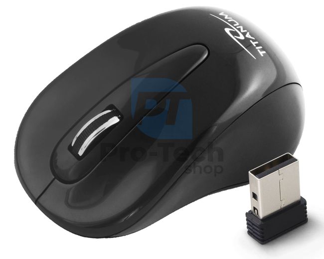 Mysz bezprzewodowa 3D USB TORPEDO, czarna 73406
