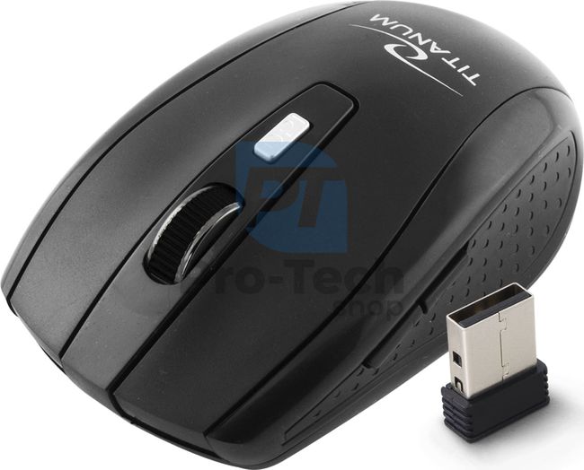 Mysz bezprzewodowa 6D USB SNAPPER, czarna 73407