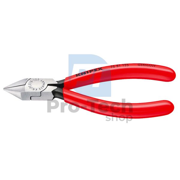 Obcęgi boczne z zanurzaną rączką 125 mm o wąskim czubku KNIPEX 08282