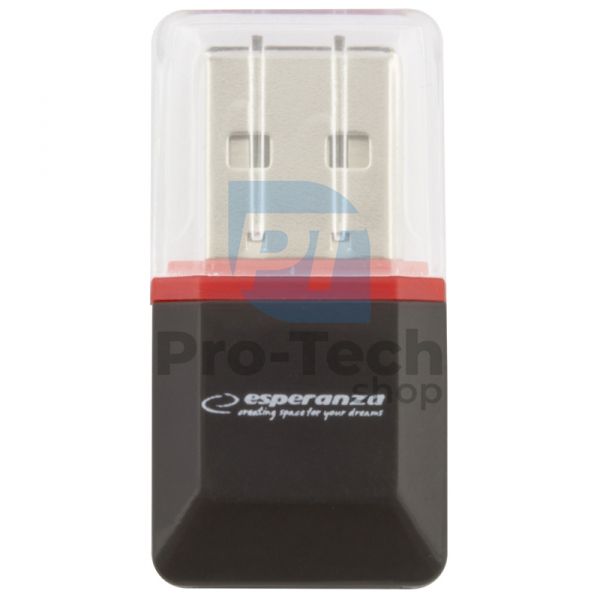 Czytnik kart MicroSD/TF USB2.0 czarny 72221