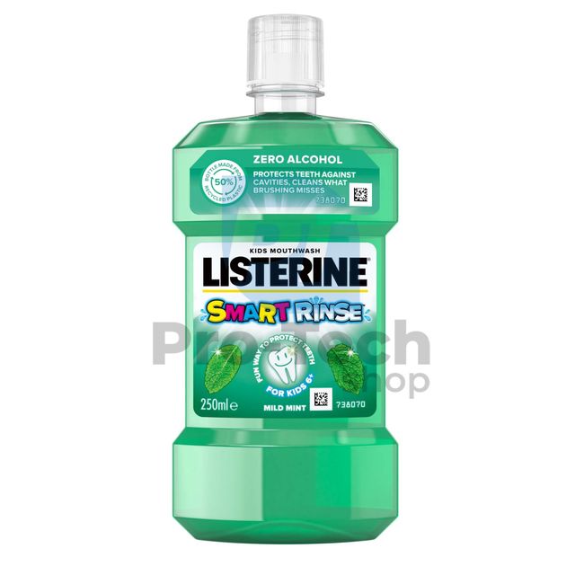 Listerine Smart Rinse Mint Płyn do płukania ust 250ml 30577