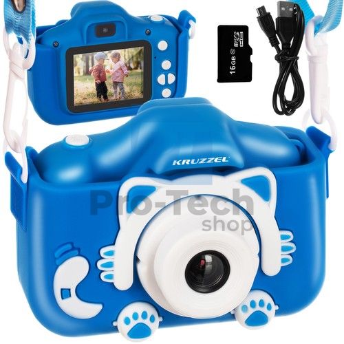 Cyfrowy aparat fotograficzny dla dzieci, niebieski DC16952 74074