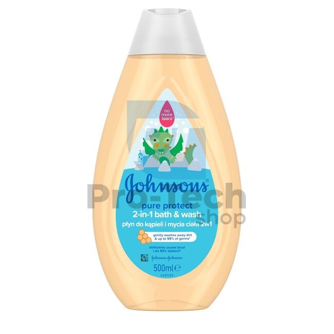 Johnson's Baby Pure Protect  Shower Gel and Bath Foam żel pod prysznic i pianka do kąpieli 2w1 500ml 30518