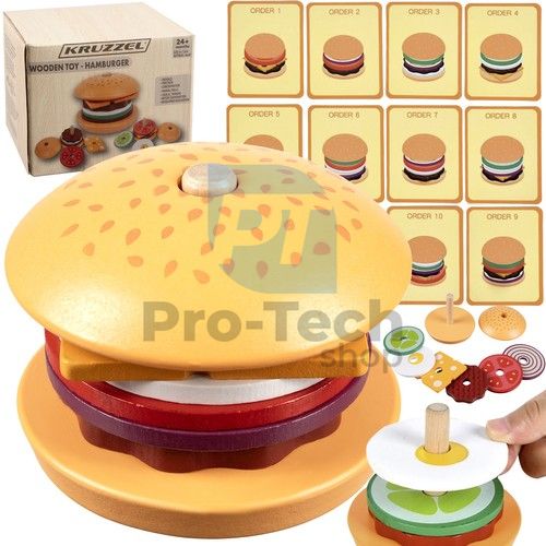 Drewniany hamburger Kruzzel 75775