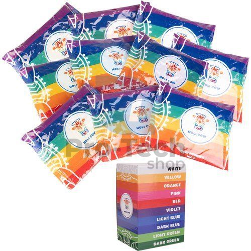 Kolorowy proszek Holi 10x100g 74240