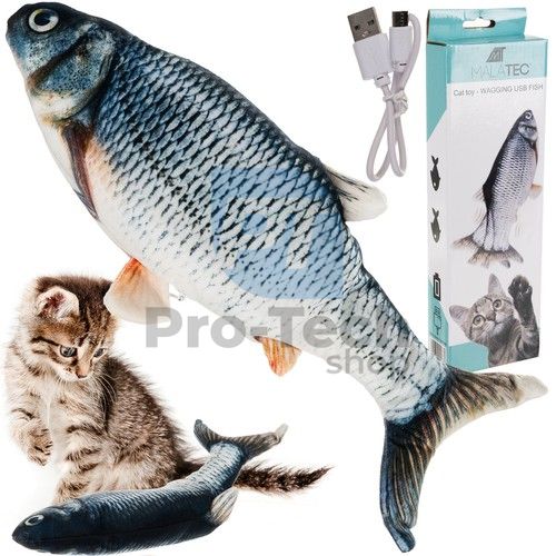 Zabawka dla kota skacząca rybka ładowana przez USB 74340