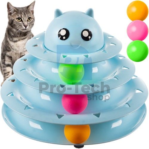 Zabawka dla kota wieża z piłeczkami Purlov 21837 74341