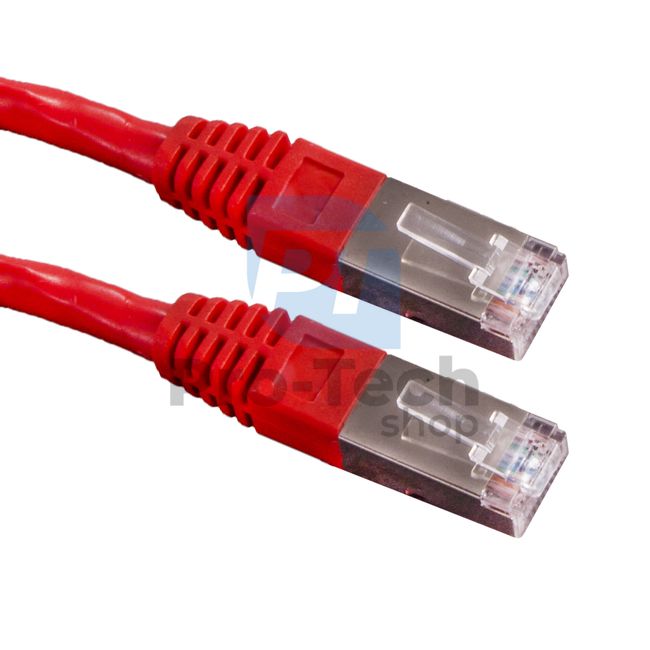 Kabel FTP Cat. 6 Patchcord RJ45, 0,25 m, czerwony 72485