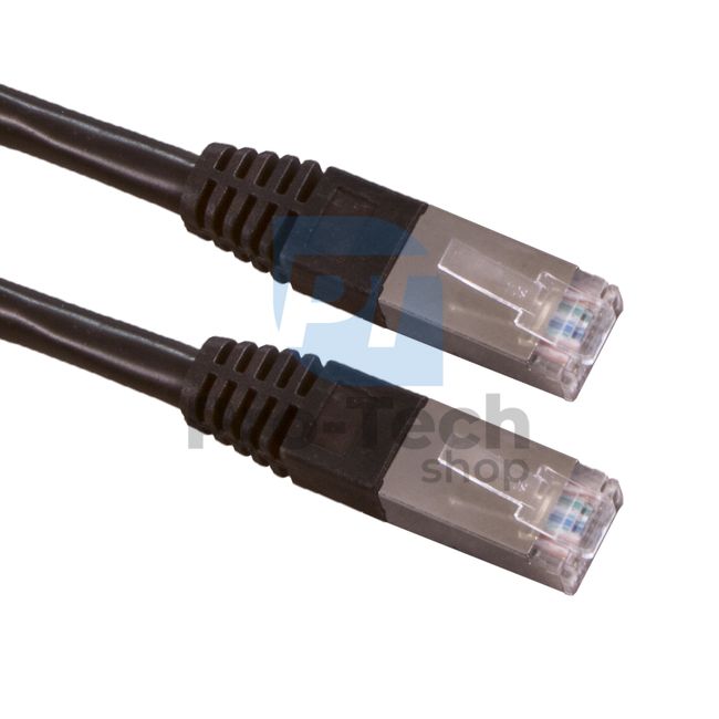 Kabel FTP Cat. 6 Patchcord RJ45, 0,25 m, czarny 72484