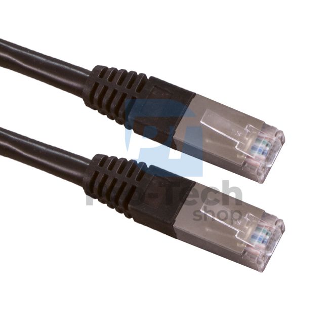 Kabel FTP Cat. 6 Patchcord RJ45, 1 m, czarny 72496