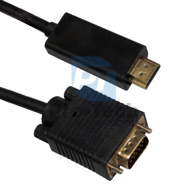 Kabel HDMI - VGA D-SUB z konwerterem sygnału 1 m 72358