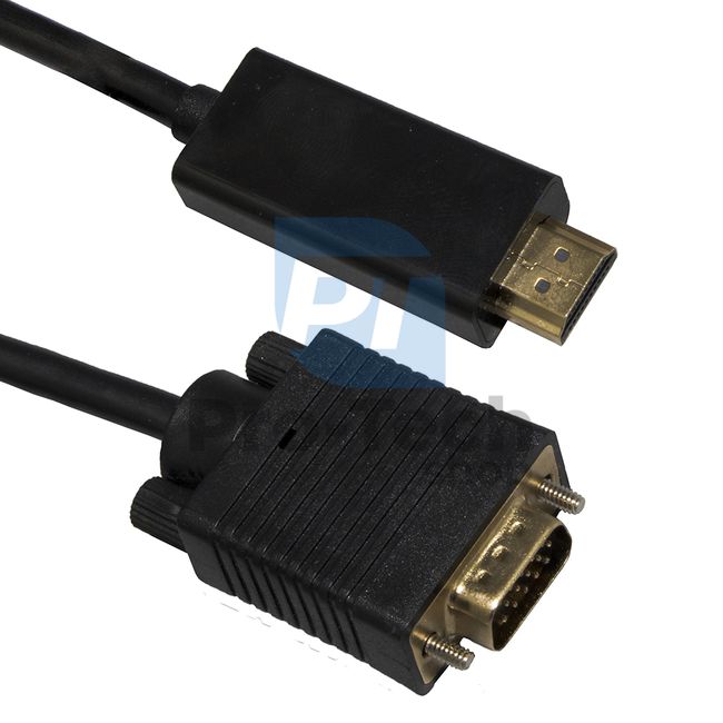 Kabel HDMI - VGA D-SUB z konwerterem sygnału 2 m 72359