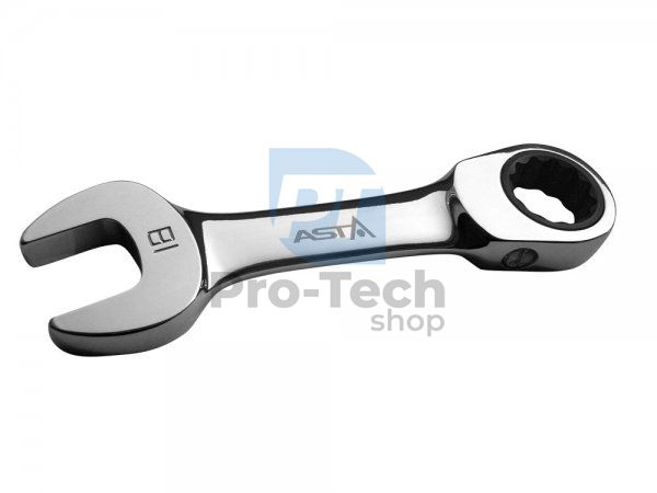 Klucz płasko-oczkowy z grzechotką krótki 12 mm Asta PFS121 05675