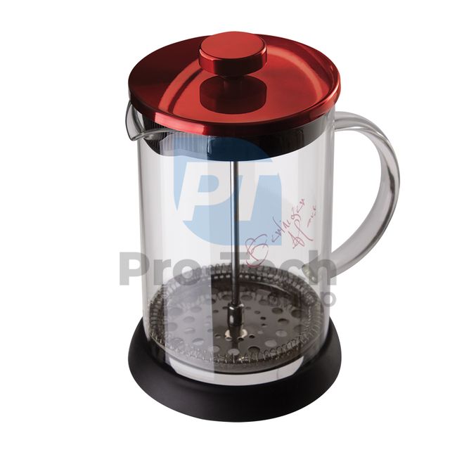 Zaparzacz French press do kawy 600 ml BURGUNDOWY 19225