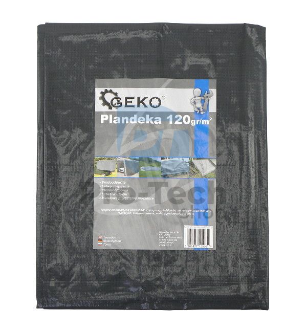 Plandeka PREMIUM 2x4 m 120 g 04502