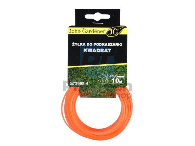 Żyłka do podkaszarki 1,6mm 10m kwadratowa 40159