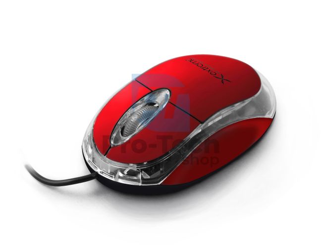 Mysz 3D USB CAMILLE, czerwona 73441