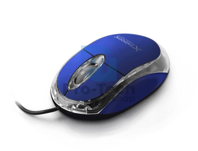 Mysz 3D USB CAMILLE, niebieska 73438