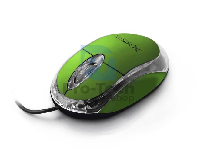 Mysz 3D USB CAMILLE, zielona 73439