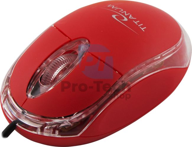 Mysz 3D USB RAPTOR, czerwona 73402