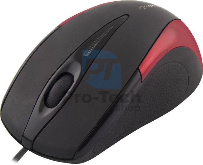Mysz 3D USB SIRIUS, czerwona 73129