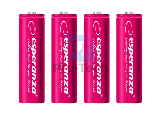 Akumulator NI-MH AA 2000mAh 4 szt., czerwony 73332