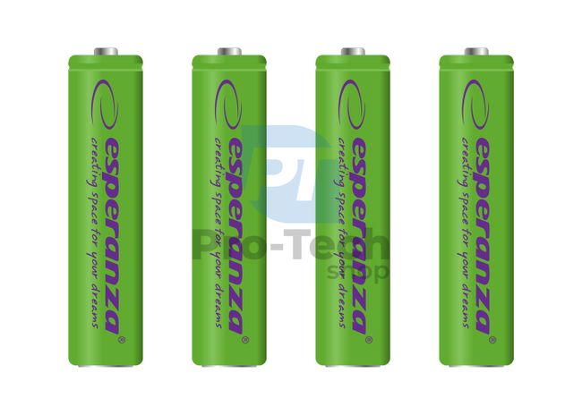 Akumulator NI-MH AAA 1000mAh 4 szt., zielony 73321