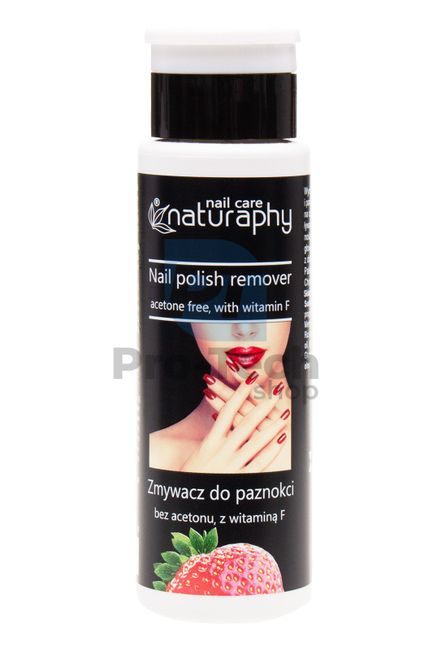 Bezacetonowy zmywacz do paznokci truskawka Naturaphy 200ml 30102