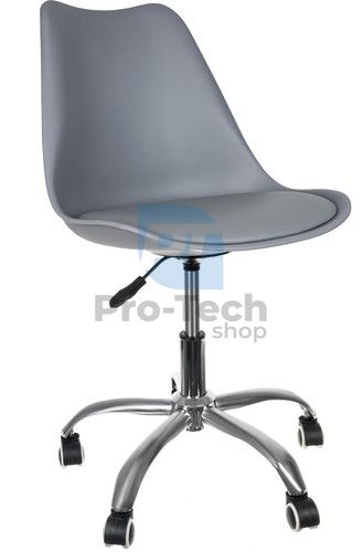 Obrotowe krzesło biurowe szare 74834