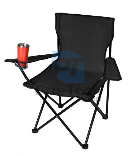 Krzesło wędkarskie czarne K8001 75030