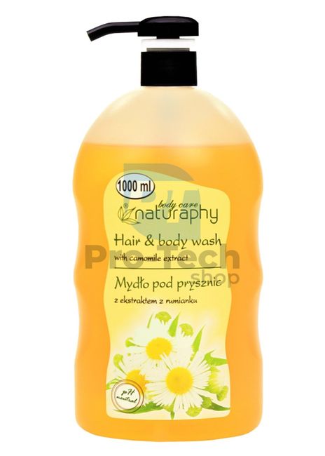 Żel pod prysznic i szampon 2w1 z ekstraktem z rumianku Naturaphy 1000ml 30059