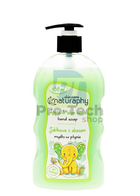 Mydło w płynie dla dzieci jabłko i aloes Naturaphy 650ml 30023