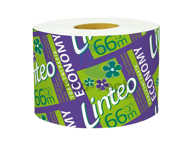 2-warstwowy papier toaletowy 66 m LINTEO ECONOMY- 12 szt. 30385