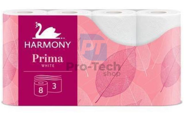 Papier toaletowy 3-warstwowy HARMONY PRIMA - 8 szt. 30497