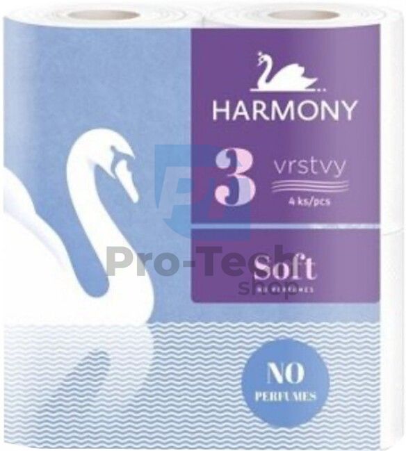 3-warstwowy papier toaletowy HARMONY SOFT - 4 szt. 30499