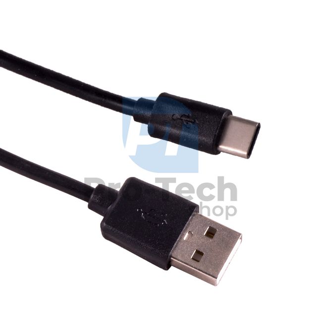 Kabel USB-C 2.0, 1,5 m, czarny 72377