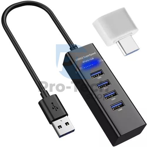 Hub USB 4 porty USB 3.0 Izoxis 19157 75423