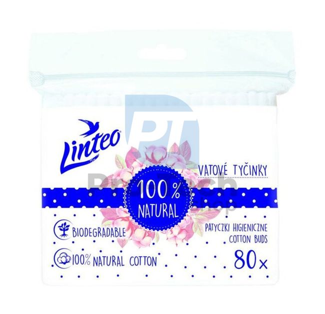 Patyczki higieniczne 100 szt. w woreczku Linteo 30421