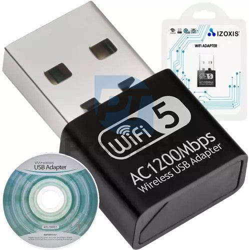 Adapter Wi-Fi na USB 1200Mbps Izoxis 19181 75550