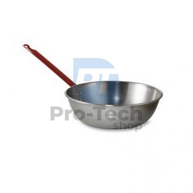 Patelnia typu wok lub paella ze stali nierdzewnej 22 cm 53378