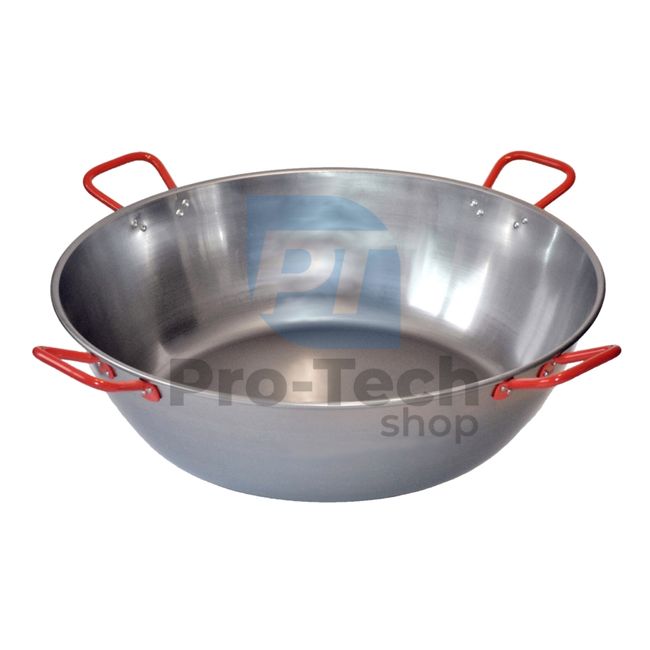 Patelnia wok paella ze stali nierdzewnej 65 cm 54186