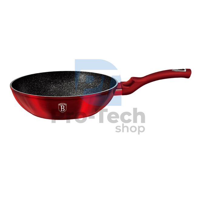 Patelnia WOK z marmurową powłoką 28 cm METALLIC LINE BURGUNDY EDITION 19070