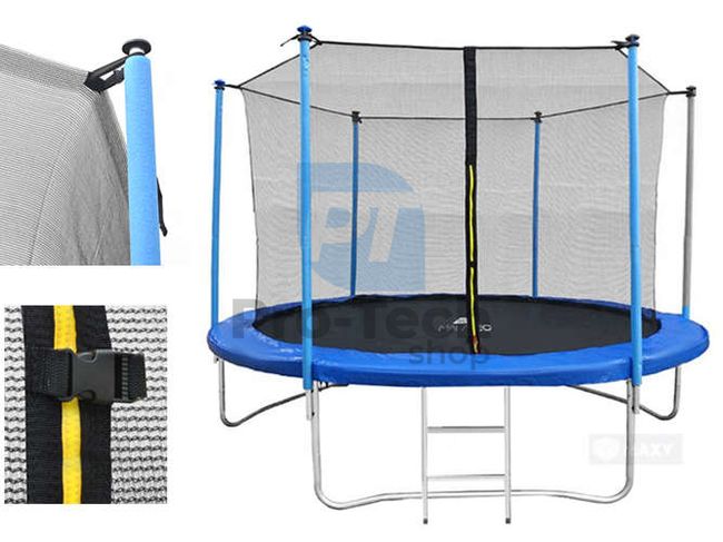 Trampolina ogrodowa 244cm siatka wewnętrzna T7982 75566